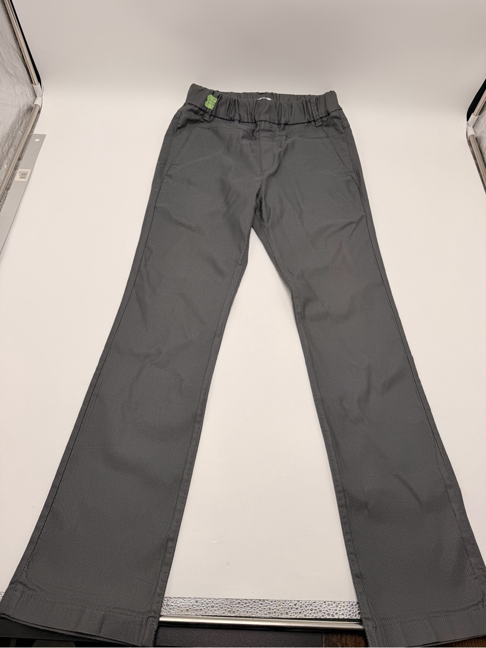 Flog Bevy Pants Womens 27 Charcoal Gray Pull On Stretch Slim Flare MSRP $219 - Picture 1 of 5